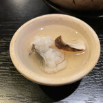 小料理 椿 - 鱧と松茸の共演