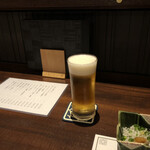 Shukoushunsai Ayahito - 生ビールはサッポロ
