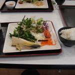 Nougyou Resutoran Furaru - とにかく野菜の種類が多いです、筍の焼いたのがとてもおいしかった。