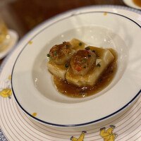 萬珍樓 本店 - ホタテと豆腐の重ね蒸しxo醬ソース
