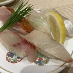 寿司 鷹 - 地魚5種盛り
