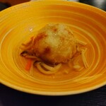 小料理 椿 - 里芋饅頭。