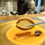 仁修樓 - ◎アワビは柔らかくて美味い❗️贅沢すぎる一皿。