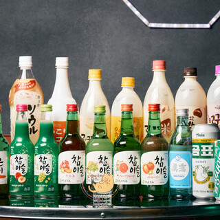 チャミスルの新フレーバー続々♪お得な単品飲み放題あり