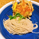 Fukurokuju Soba - 海鮮かき揚げ冷やし蕎麦