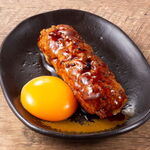 Special meatballs with egg yolk