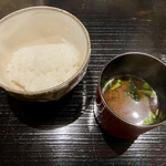 食堂こなん - 食事 土鍋炊き御飯 留椀