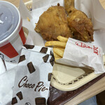 ケンタッキーフライドチキン - 料理写真:オリジナルチキンセットとチョコパイ