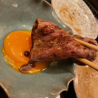 PONGA PREMIUM - サーロインと卵。ご飯欲しくなります。