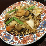 中国料亭 翠鳳 上野本店 - 海鮮炒麺／1,980円
