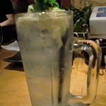 鮨げん家 - ローさんが何年ぶりかに飲んだガリ入りチューハイw