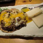 鮨げん家 - 卵をわって～～♥むっちゃ濃厚！