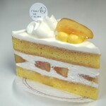 PATISSERIE PONT DE LALMA - 桃のショートケーキ　520円税別