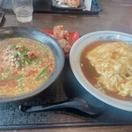 Chuukashokudou Waka - 天津炒飯セット　(台湾ラーメンに変更)1300円