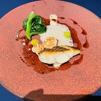 スマイリーネプチューン - ◆淡路由良漁港鮮魚と鱈白子のムニエル　キノコの泡