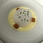 レストラン ラリューム - さつまいものスープ