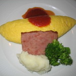 亀の井別荘 - ベーコンエッグ