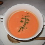亀の井別荘 - ニンジンのポタージュ