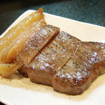 華麗なるカレー - ドライエイジング短角牛サーロインのミニステーキ(4/26夜会)