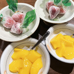 焼肉 肉萬 - デザートはこの2種類だけ