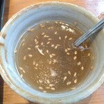 Gyuutetsu Katsuran - 牛の出汁スープかな。優しいお味。
