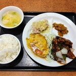 東紫縁 - 酢豚と蟹玉セット