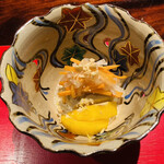 賛否両論 - カシューナッツ豆腐と柿なます