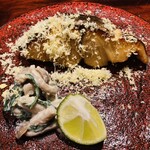 賛否両論 - しめじの白和を添えて