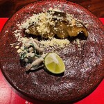 賛否両論 - サワラ丹波焼き（削り生栗掛け）