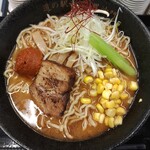 yonezawara-membishamon - 辛味噌ラーメン大盛