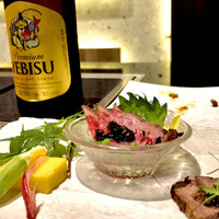焼肉 喰心 - 牛サシ、ローストビーフなどなど