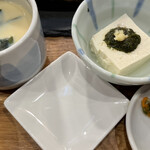 Oushuu Robata Sendai Ekitenkai - 茶碗蒸しと豆腐