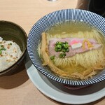 Taishiosoba Touka - ■お得セット(鯛塩らぁ～麺+鯛飯) 1100円(内税)■