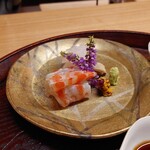 一本杉 川嶋 - 5分前まで活きていた車海老と3時間前に〆たオコゼ