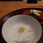 一本杉 川嶋 - 塩山葵ご飯