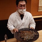 一本杉 川嶋 - 能登産の活き車海老