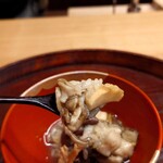 一本杉 川嶋 - 朝採れのきのこ粥