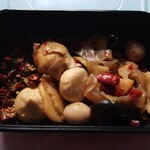 海底撈火鍋 - 火鍋の残り物、調味料も持帰りました