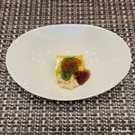 一意鮮心 吾代 - 南瓜豆富に生湯葉､おくら叩き､いくら