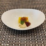 一意鮮心 吾代 - 南瓜豆富に生湯葉､おくら叩き､いくら