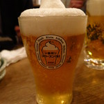 浜一番屋 - キリン一番搾りフローズン生ビールグラス530円