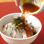 Salmon and specialties! Ehime Uwajima style sea bream rice