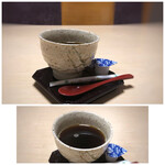 Nakasu Takashou - ◆珈琲は軽めの味わいで、食後に丁度いい。