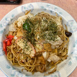 味の舘 - ソースやきそば(750円)