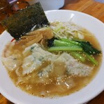 やまがたらーめん きたもと屋 - ワンタン麵です