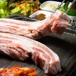 厚切韩式烤猪五花肉