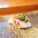 天寿し - このスペシャリテも美しく美味しい