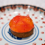 おかしやうっちー - 北海道のプラム「サンパローザ」のタルト