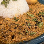 Boom boom spice curry - 海老出汁・チキンキーマ