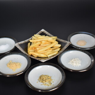 【選べる八種のポテトフライ】